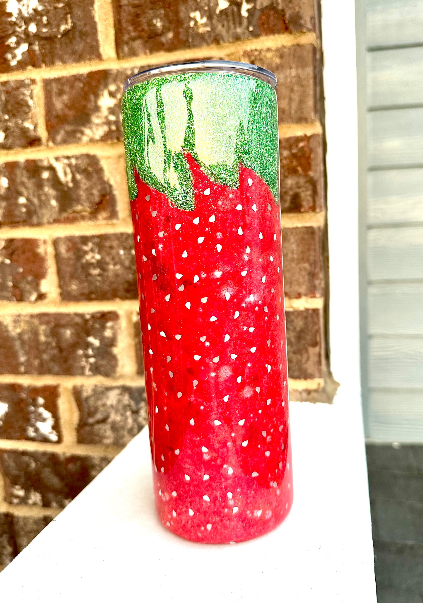 30 Ounce Epoxy Tumbler "Strawberry"