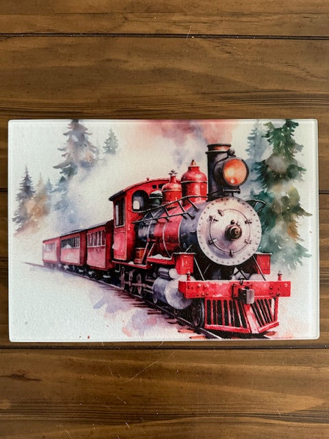 Train Cutting Board