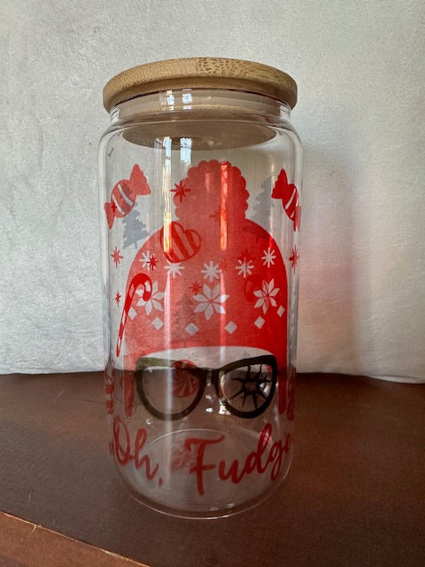 15 ounce glass sublimation single wall tumbler