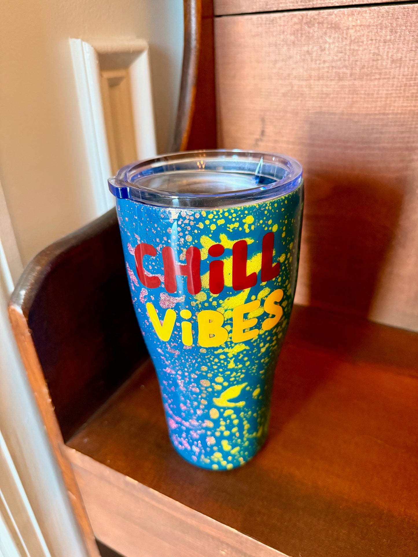 30 Ounce Epoxy Tumbler "Chill Vibes"