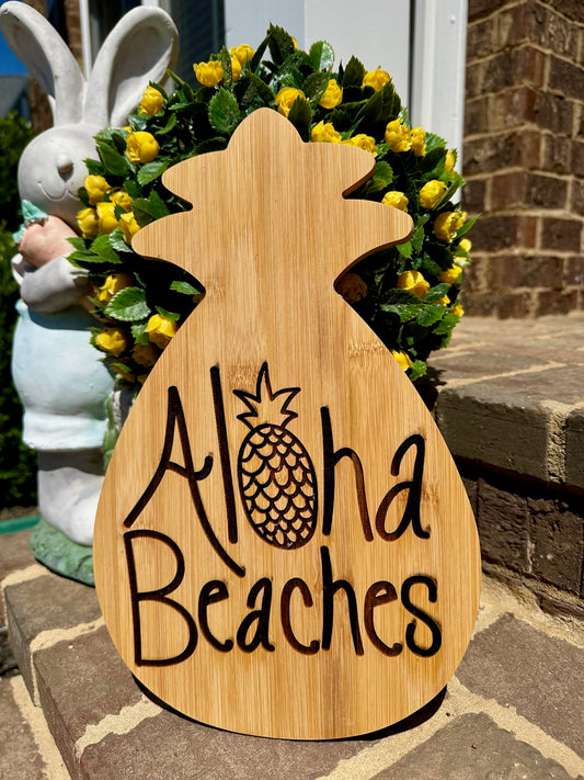 Aloha Beaches Cutting Board